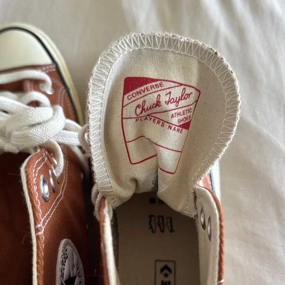 All star Chuck Taylor Converse Brown High-Top Sneakers - Picture 9 of 9